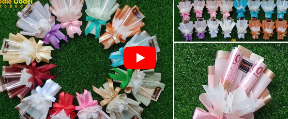 Tutorial Mini Buket Angpao || Buket Uang Mini - Buket Uang THR